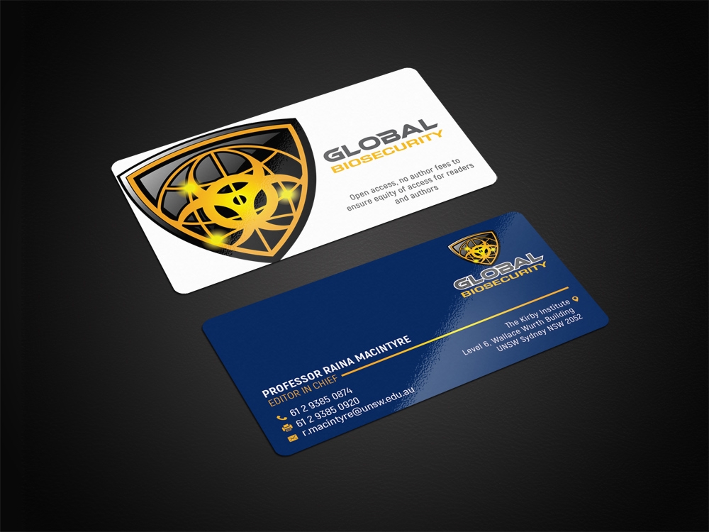 Global Biosecurity logo design by aamir