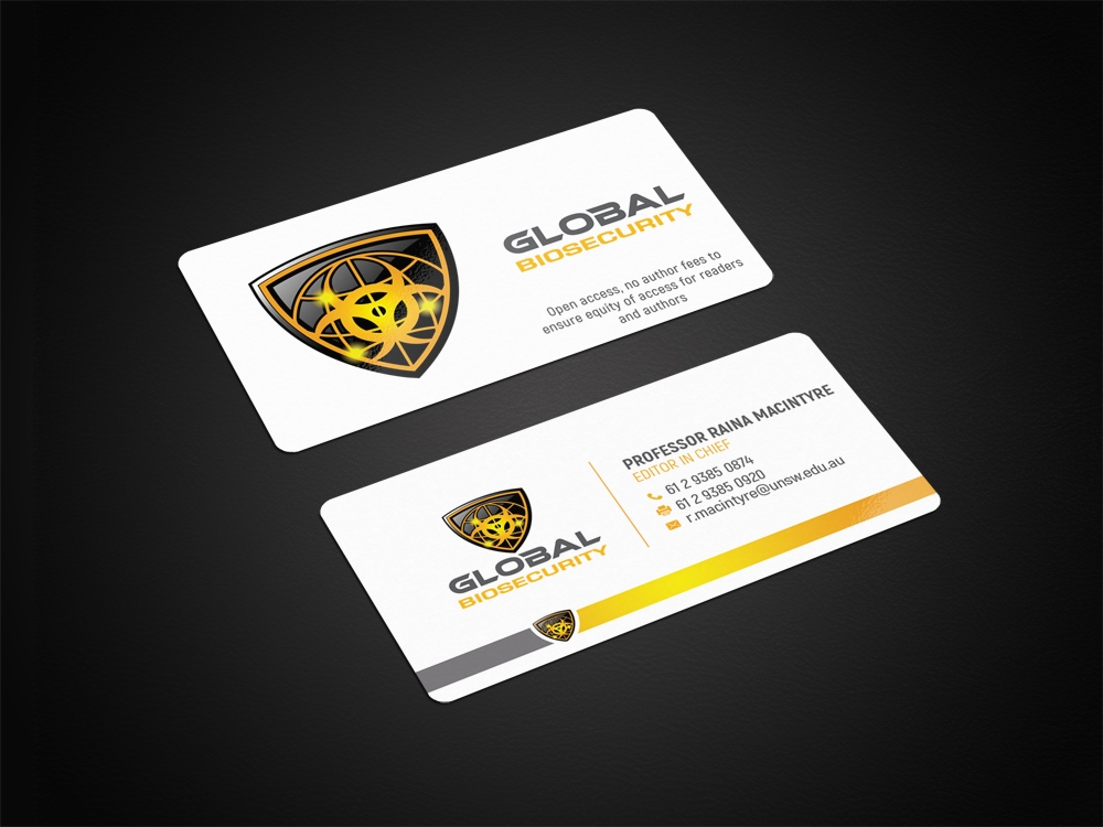 Global Biosecurity logo design by aamir