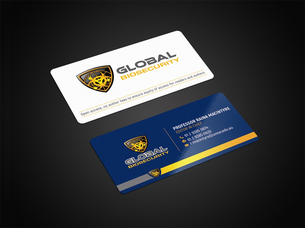 Global Biosecurity logo design by aamir