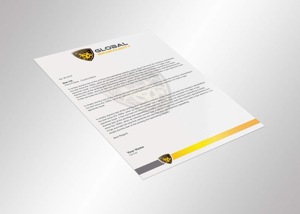 Global Biosecurity logo design by aamir