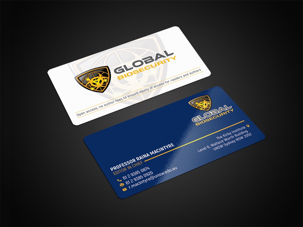 Global Biosecurity logo design by aamir