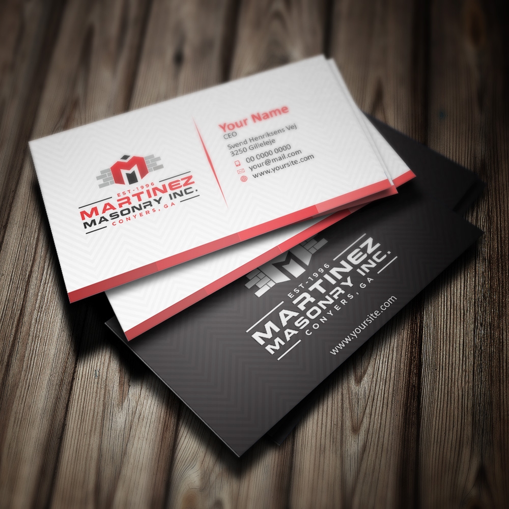 Martinez Masonry Inc. logo design by mletus