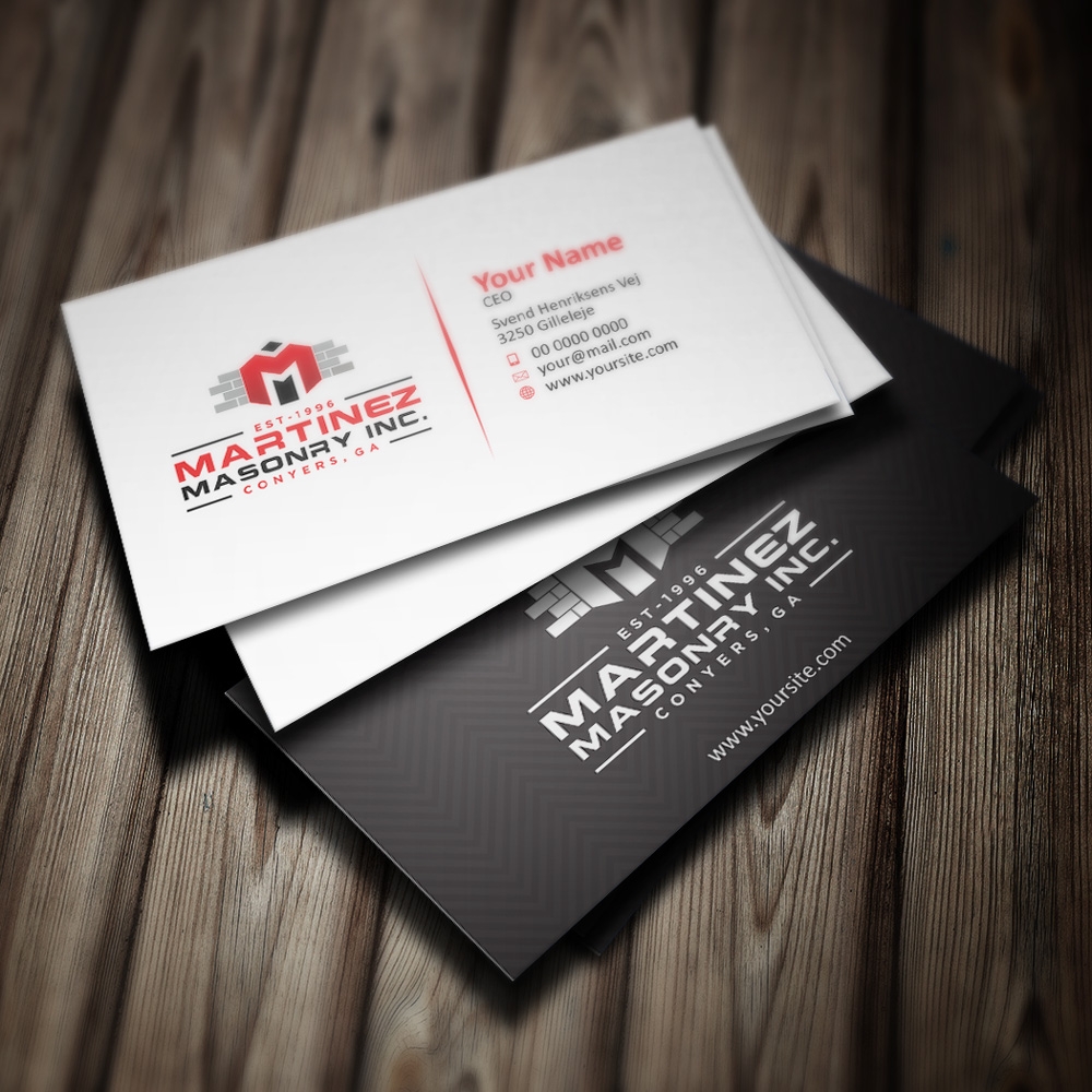 Martinez Masonry Inc. logo design by mletus