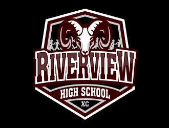 Riverview High School logo design by MarkindDesign