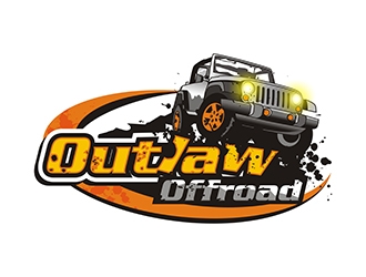Outlaw Offroad logo design by gitzart