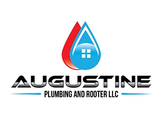 Augustine Plumbing and Rooter LLC logo design by LeoVbox