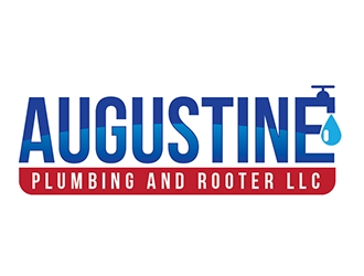 Augustine Plumbing and Rooter LLC logo design by LeoVbox