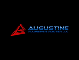 Augustine Plumbing and Rooter LLC logo design by josephope