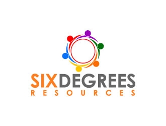 Six Degrees Resources logo design by daywalker