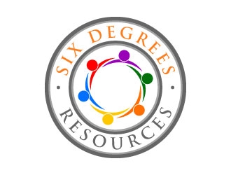 Six Degrees Resources logo design by daywalker