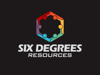 Six Degrees Resources logo design by YONK