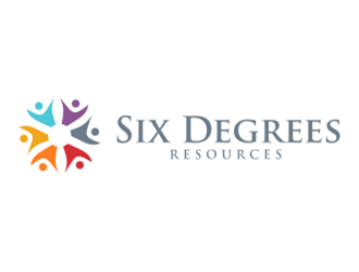 Six Degrees Resources logo design by sheilavalencia