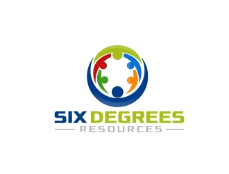 Six Degrees Resources logo design by iBal05