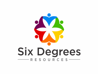 Six Degrees Resources logo design by agus