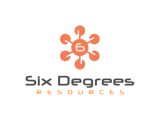 Six Degrees Resources logo design by JoeShepherd