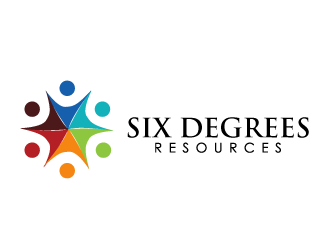 Six Degrees Resources logo design by gearfx