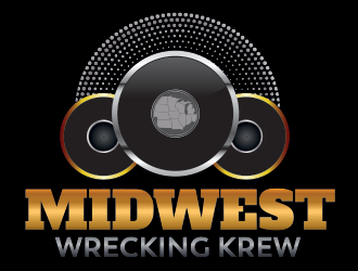 Midwest Wrecking Krew logo design by visualsgfx