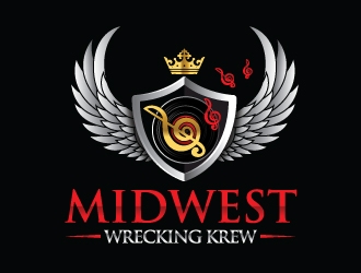 Midwest Wrecking Krew logo design by usashi