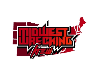 Midwest Wrecking Krew logo design by RizkyCnd