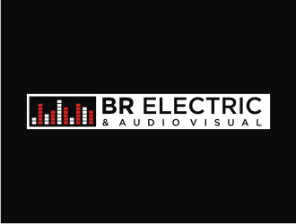 BR Electric & Audio Visual logo design by Franky.