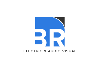 BR Electric & Audio Visual logo design by BeDesign