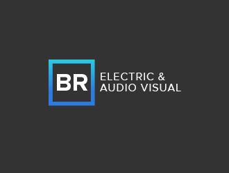 BR Electric & Audio Visual logo design by BeDesign