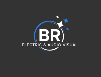 BR Electric & Audio Visual logo design by BeDesign