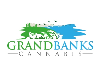 Grand Banks Cannabis logo design by Eliben