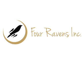 Four Ravens Inc. logo design by EkoBooM