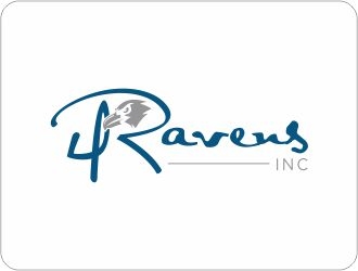 Four Ravens Inc. logo design by 48art