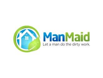 Man Maid logo design by Ganyu