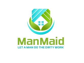 Man Maid logo design by K-Designs