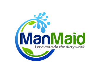 Man Maid logo design by THOR_
