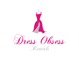 Dress Obsess Rentals logo design by Franky.