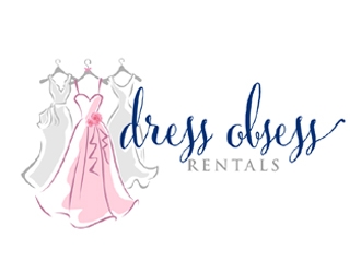 Dress Obsess Rentals logo design by ingepro