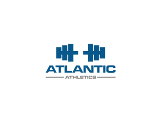 Atlantic Athletics logo design by EkoBooM