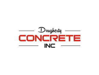 Dougherty Concrete Inc logo design by RatuCempaka