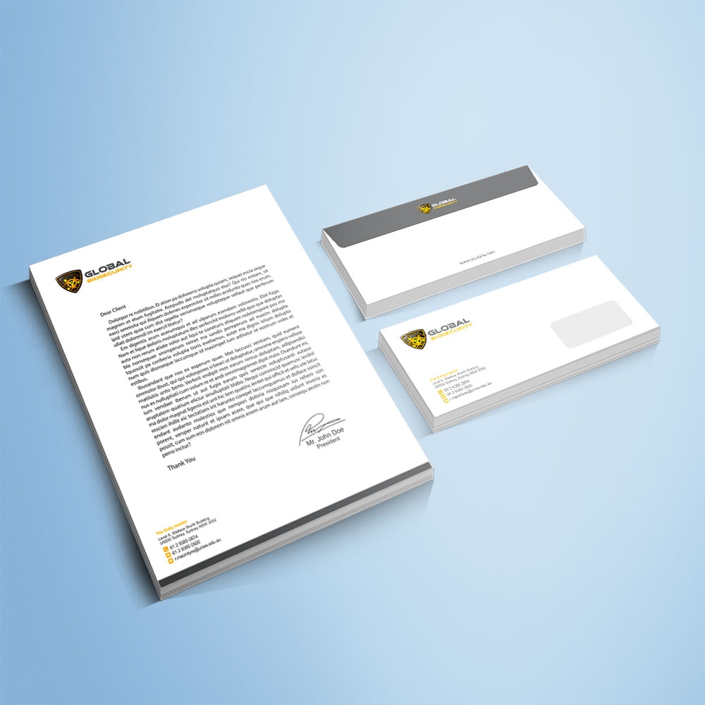 Global Biosecurity logo design by Kindo