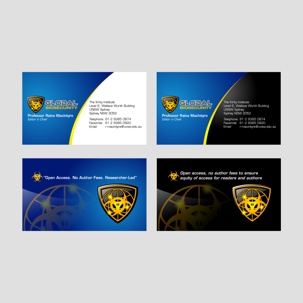 Global Biosecurity logo design by kgcreative