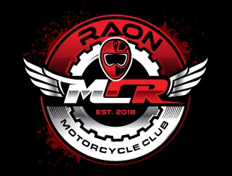 Motorcycle Club RAON logo design by REDCROW
