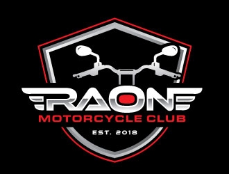 Motorcycle Club RAON logo design by REDCROW