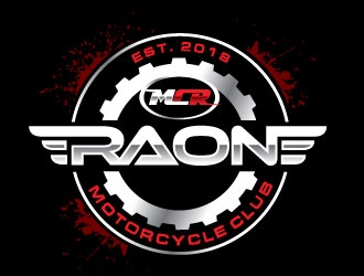 Motorcycle Club RAON logo design by REDCROW
