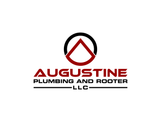Augustine Plumbing and Rooter LLC logo design by Kruger