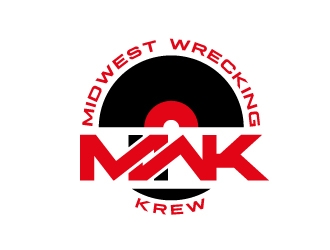Midwest Wrecking Krew logo design by pam81