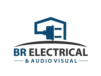 BR Electric & Audio Visual logo design by samuraiXcreations