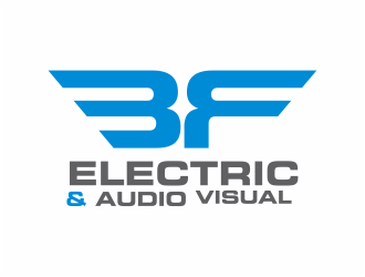 BR Electric & Audio Visual logo design by mutafailan