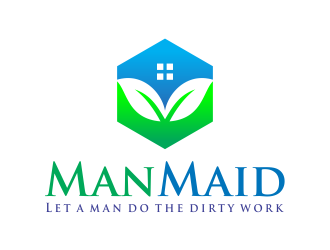 Man Maid logo design by AisRafa