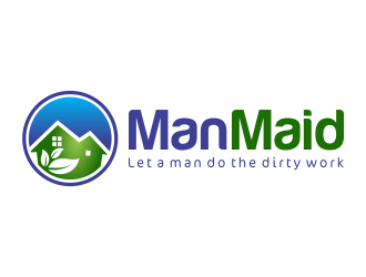 Man Maid logo design by AisRafa