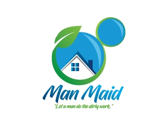 Man Maid logo design by Erasedink