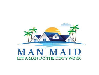Man Maid logo design by nehel
